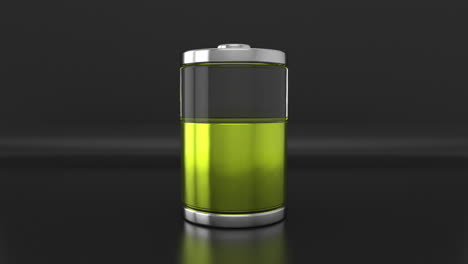 3D-transparent-battery-with-isolated-luminous-colored-liquid-content